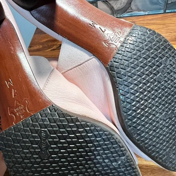 Sesto Meucci Blush Pink Open Toe Heels - Picture 6 of 13